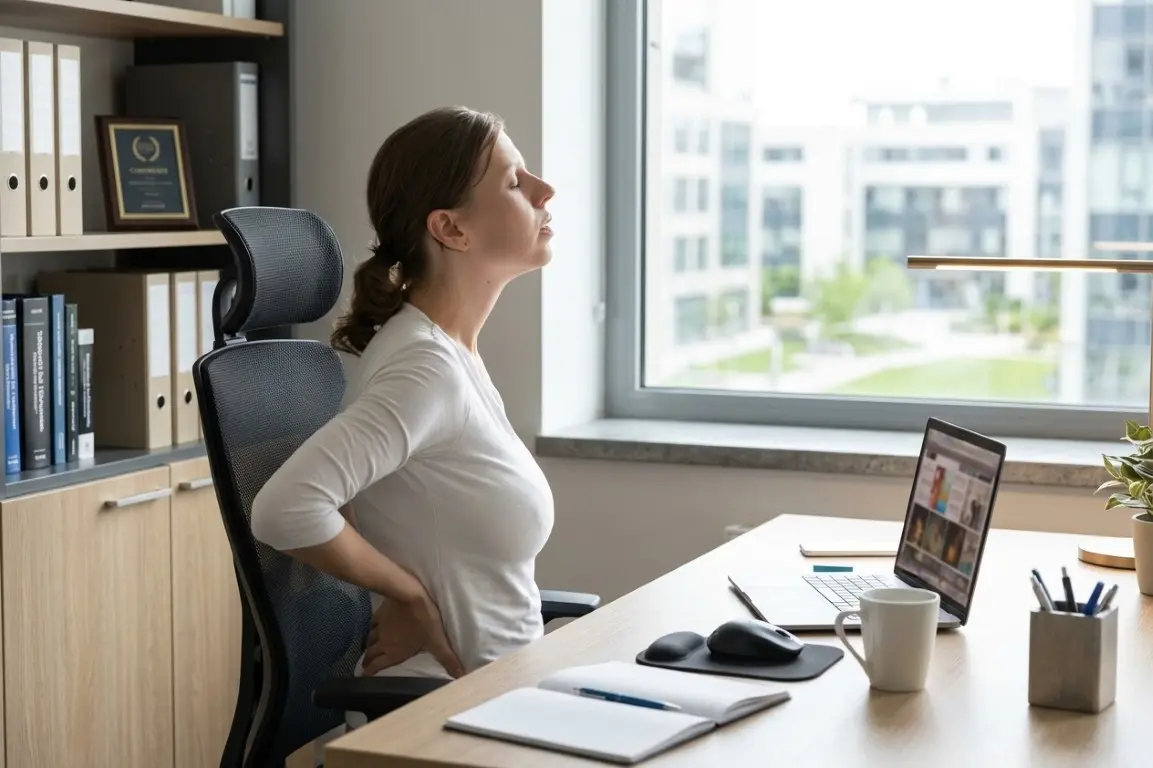 Qué ejercicios de corrección postural puedes hacer en la oficina
